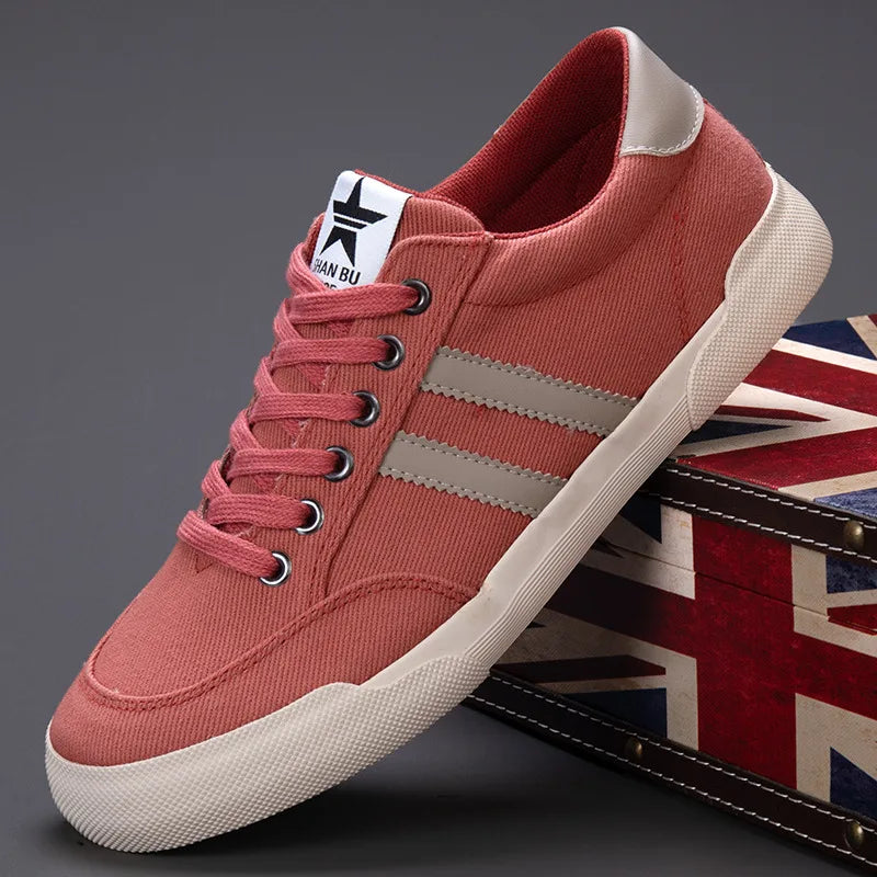 Tênis Masculino Casual de Lona de Algodão