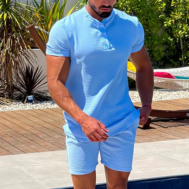 Conjunto Masculino Verão - Bermuda e Camiseta
