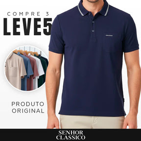 |Leve 5 Pague 3| Camisa Masculina Nautilus em Algodão e Poliéster |Classe e Sofisticação|!