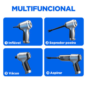 Aspirador de Pó Portátil CleanMax + 5 BRINDES EXCLUSIVOS