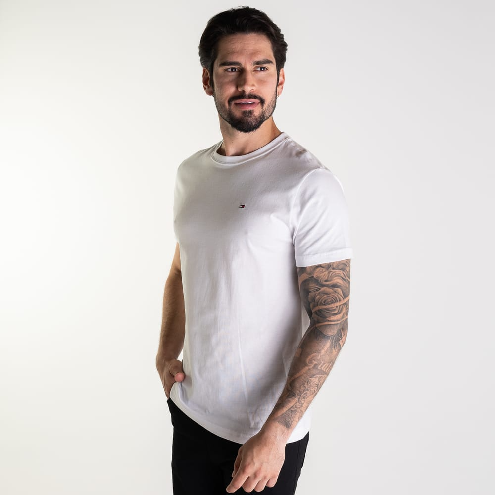 (Compre 3 Leve 5) Kit 5 Camisetas Tommy H + Pack com 3 Cuecas Boxer de Brinde