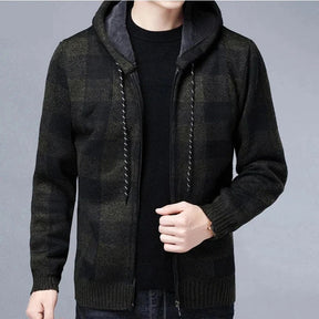 Jaqueta Xadrez com Capuz - Estilo e Conforto